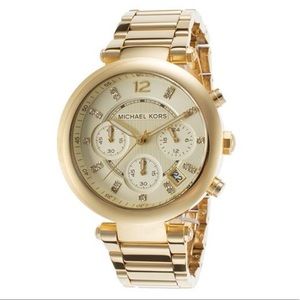 Michael Kors Women’s Parker Gold Tone Watch